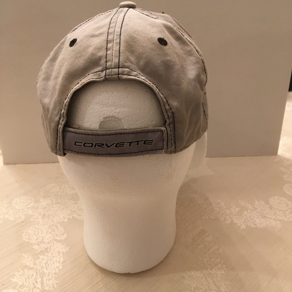 GM OFFICIAL Licensed Chevy Corvette Checkered Flag Adult One Size Baseball Cap - Picture 3 of 4